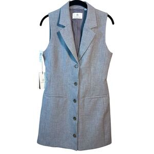 Aritzia Babaton Mastermind Dress - NWT- V-neck blazer mini dress